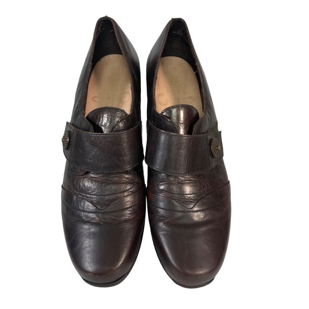 Munro M740521 Womens Size 8.5N Brown Leather Slip On Loafers - No Insoles - Picture 2 of 11